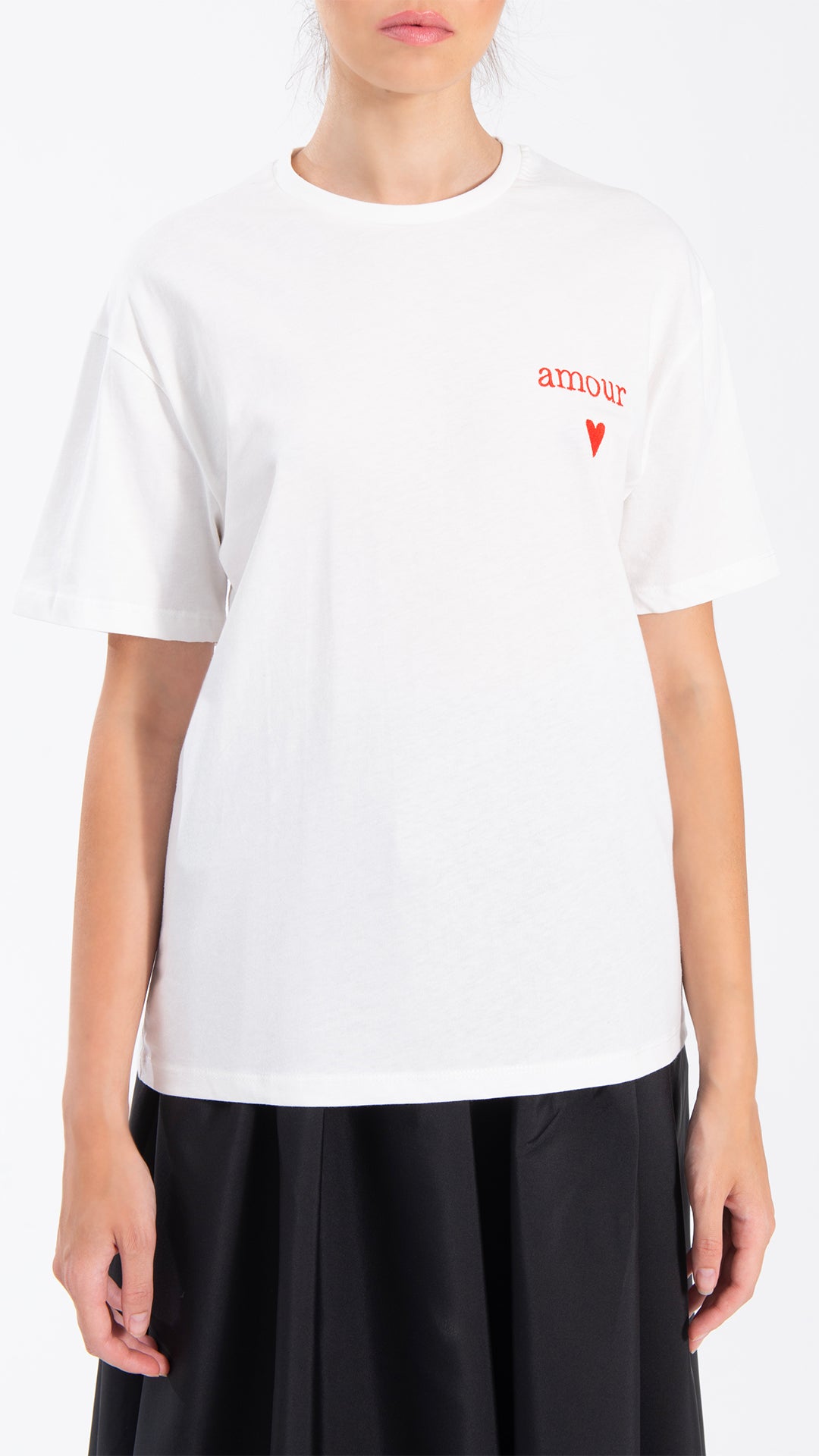 T-Shirt mit Stickerei