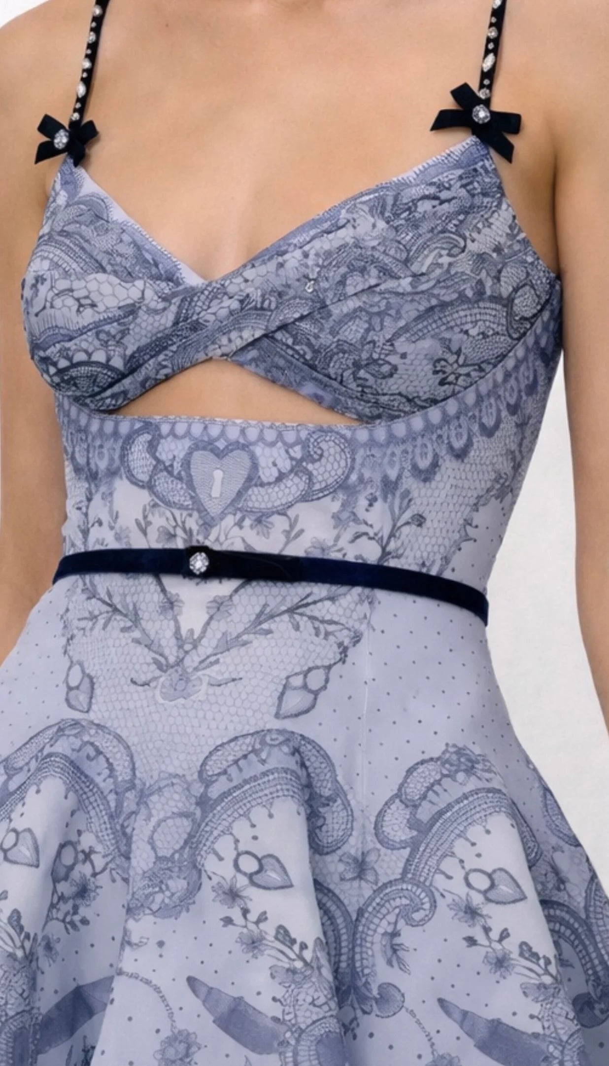 Premium Edition Kleid Blau