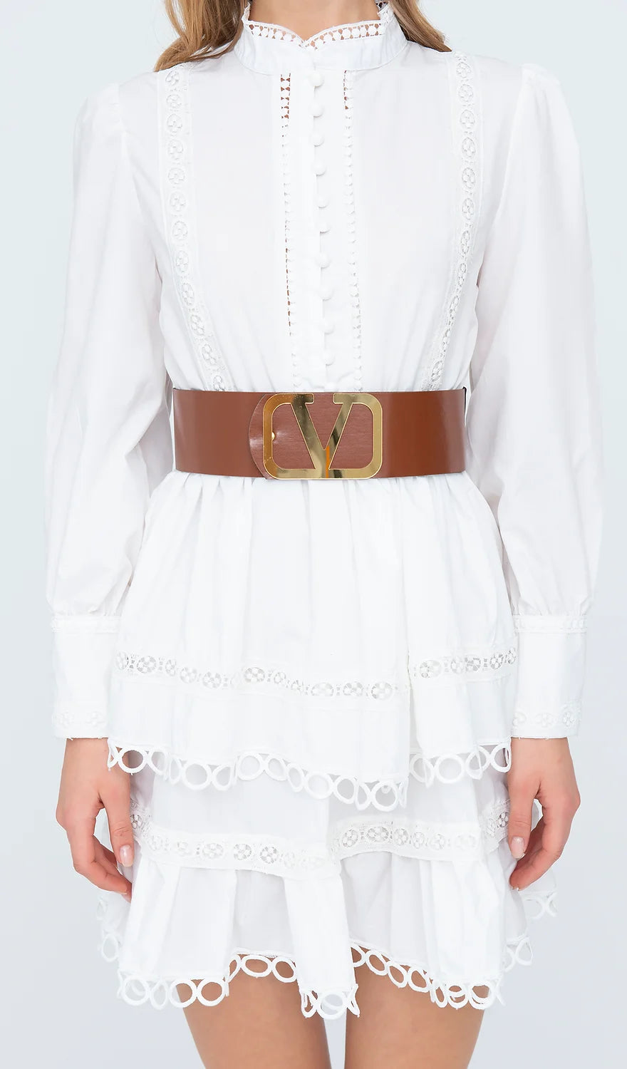 Kleid mit Gürtel