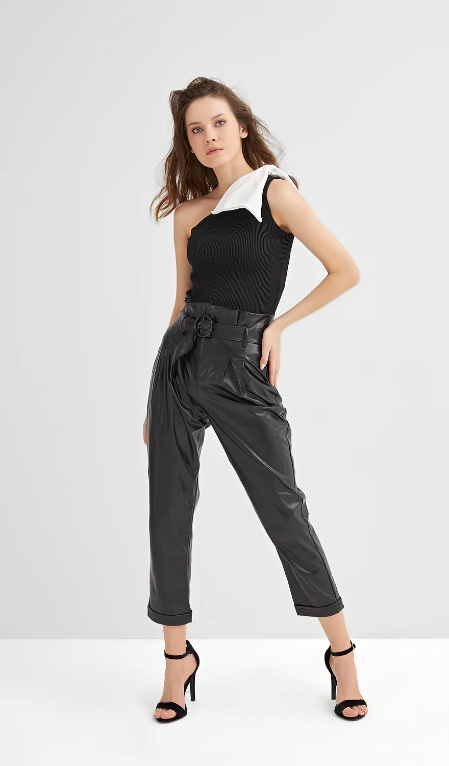 Kunstlederhose