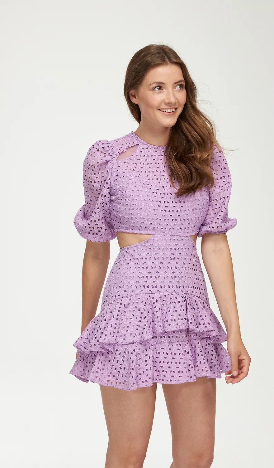 Kleid Flieder
