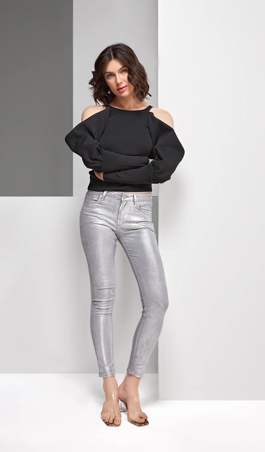 Schulterfreies Top