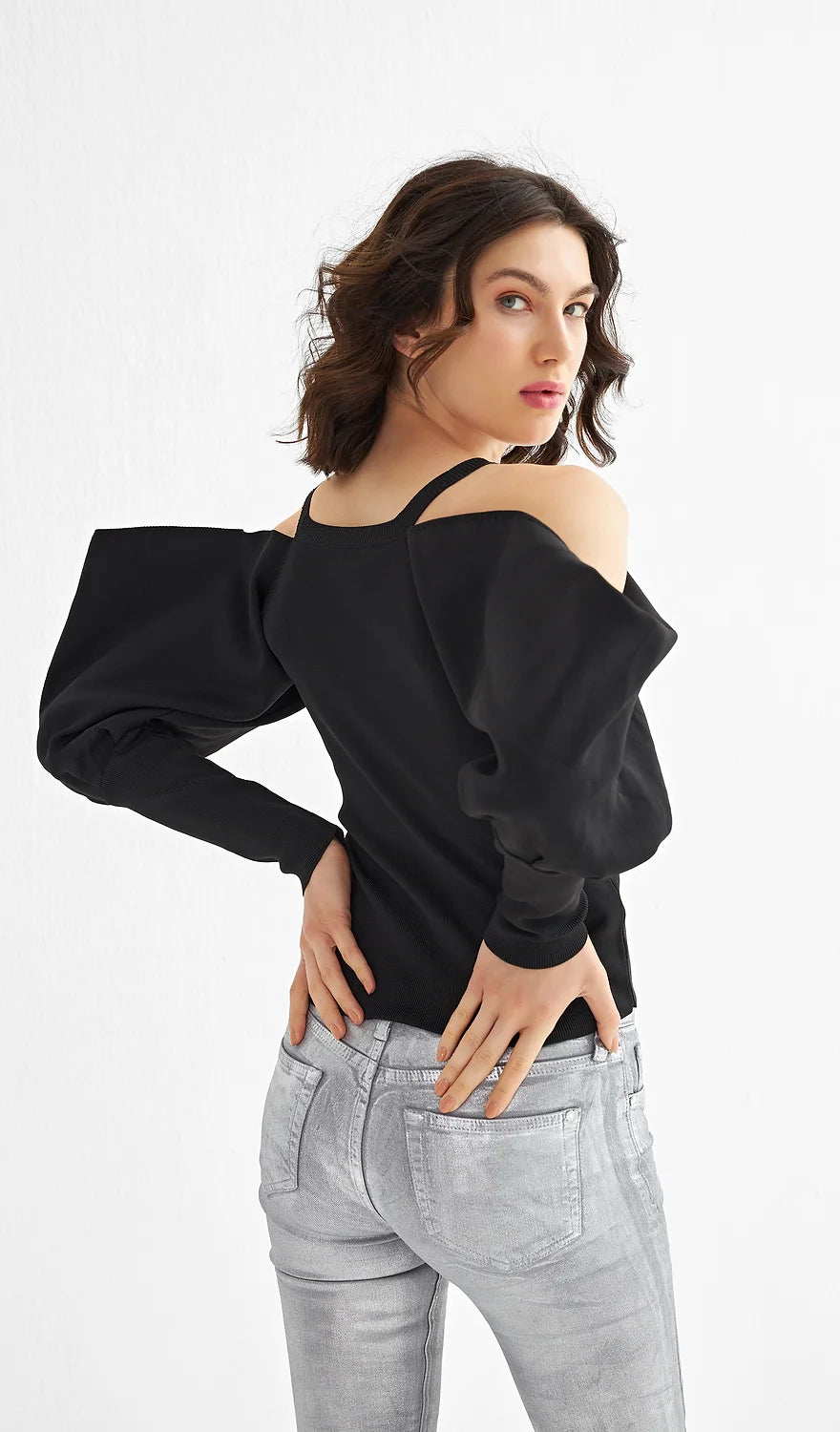 Schulterfreies Top